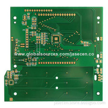 Double-sided PCB with immersion gold for electronic